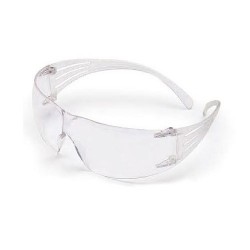 3M SF201AFP Secure Fit Şeffaf AS/AF Koruyucu İş Güvenliği Gözlüğü