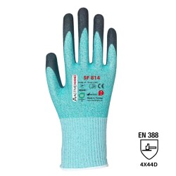 ActiveHand SF-814 Köpük Nitril Yarım Kaplı D Kesilmez Montaj Eldiveni
